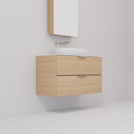 Odesa - 900mm Nordic Oak Wall Hung Vanity