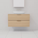 Odesa - 900mm Nordic Oak Wall Hung Vanity