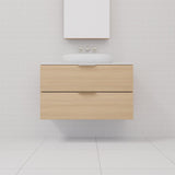 Odesa - 900mm Nordic Oak Wall Hung Vanity