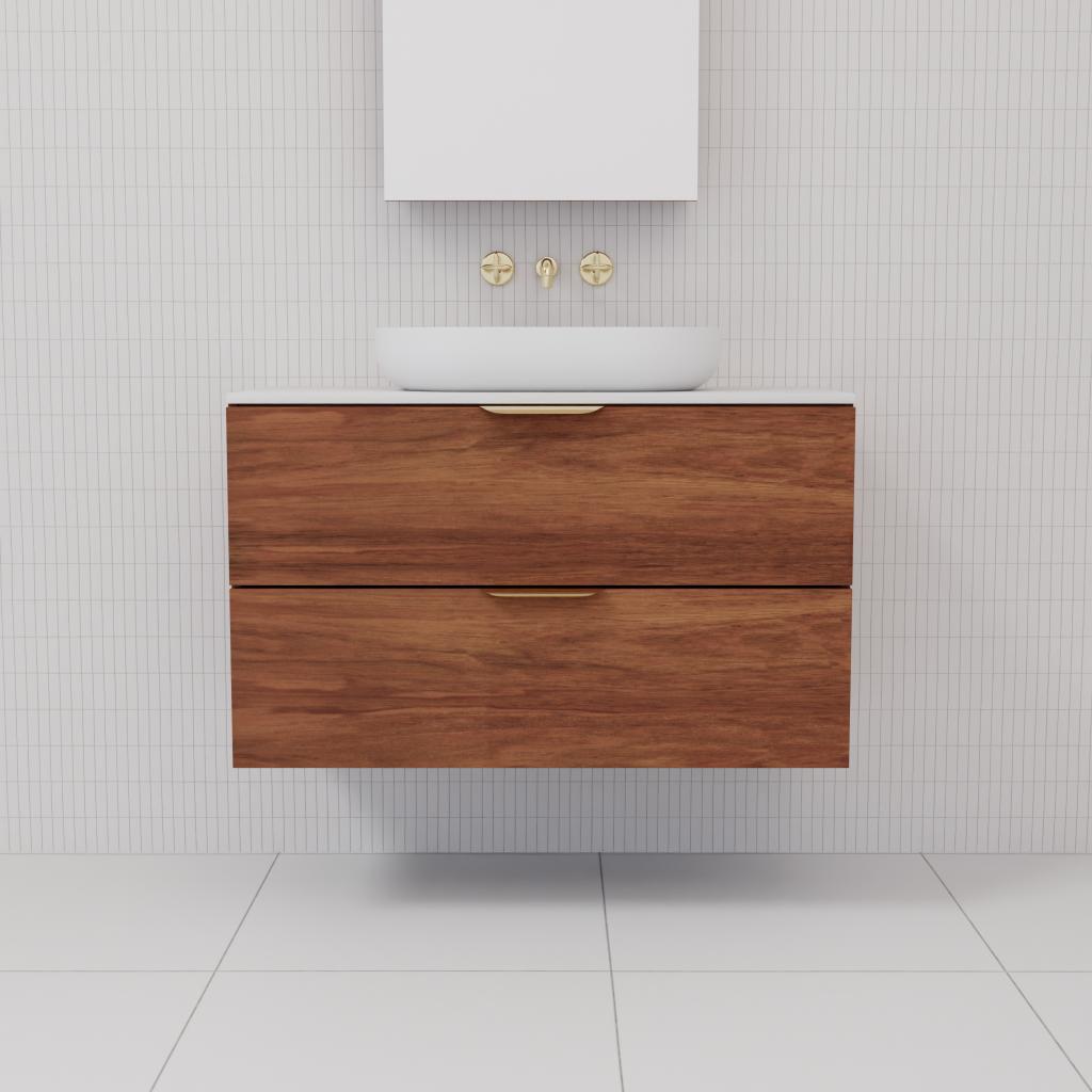 Odesa - 900mm Tasmanian Blackwood Wall Hung Vanity