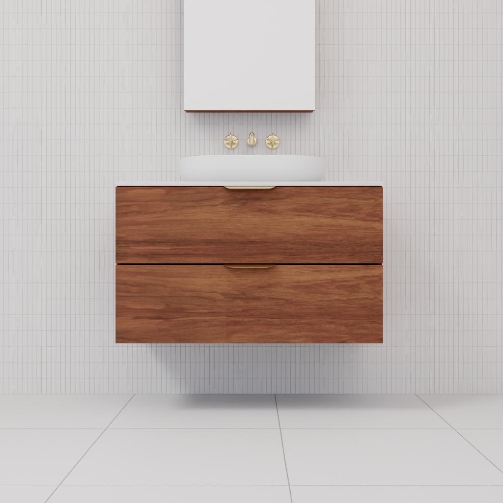 Odesa - 900mm Tasmanian Blackwood Wall Hung Vanity
