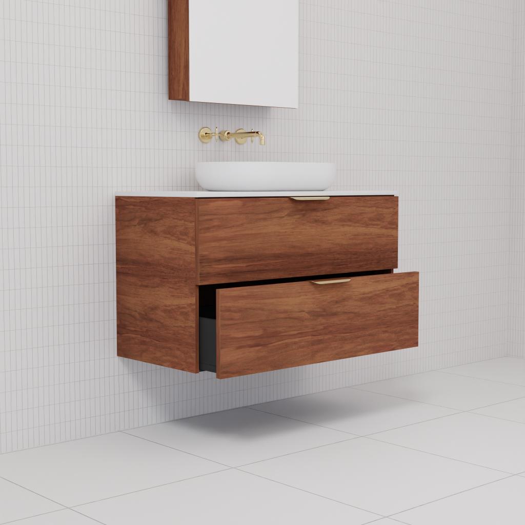Odesa - 900mm Tasmanian Blackwood Wall Hung Vanity