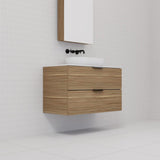 Odesa - 900mm Tuscan Oak Wall Hung Vanity