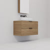 Odesa - 900mm Tuscan Oak Wall Hung Vanity