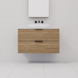 Odesa - 900mm Tuscan Oak Wall Hung Vanity