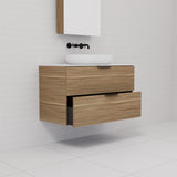 Odesa - 900mm Tuscan Oak Wall Hung Vanity