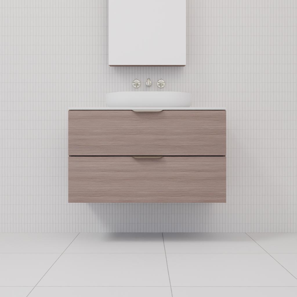 Odesa - 900mm Urban Oak Wall Hung Vanity