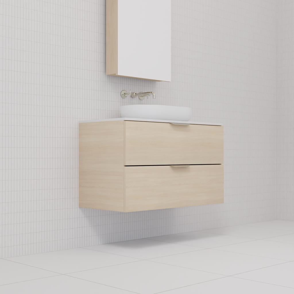 Odesa - 900mm Vero Oak Wall Hung Vanity