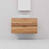 Odesa - 900mm Blackbutt Wall Hung Vanity