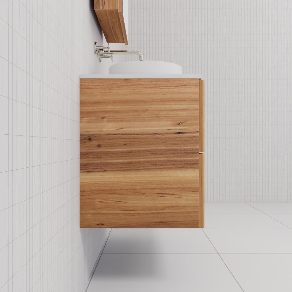 Odesa - 900mm Blackbutt Wall Hung Vanity