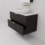 Odesa - 900mm Smoked Onyx Wall Hung Vanity