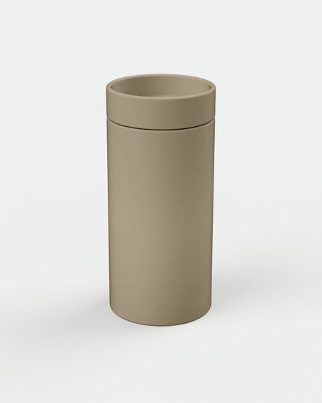 Cylinder Concrete Bowl Basin - Freestanding