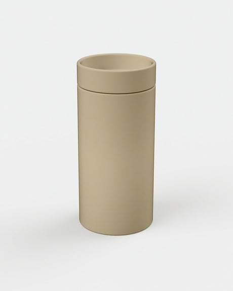 Cylinder Concrete Bowl Basin - Freestanding