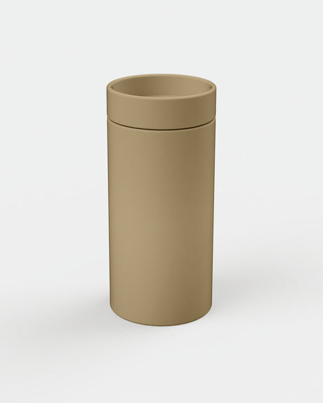 Cylinder Concrete Bowl Basin - Freestanding