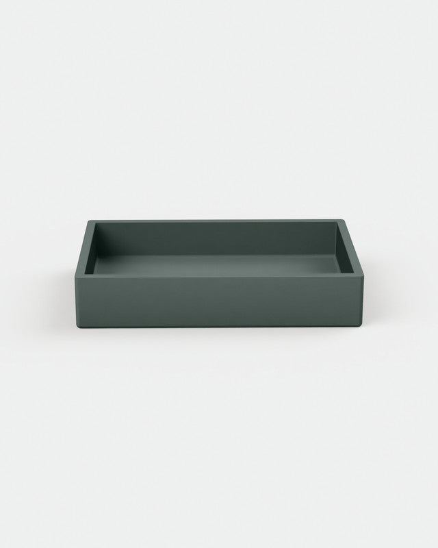 Box Concrete Basin - One Tone Surface Mount