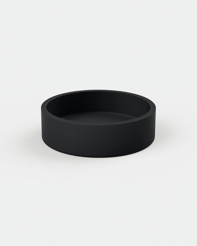 Cylinder Concrete Hoop Basin - Freestanding