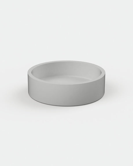 Cylinder Concrete Hoop Basin - Freestanding