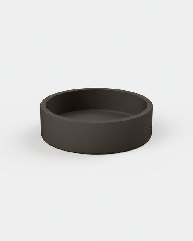 Cylinder Concrete Hoop Basin - Freestanding