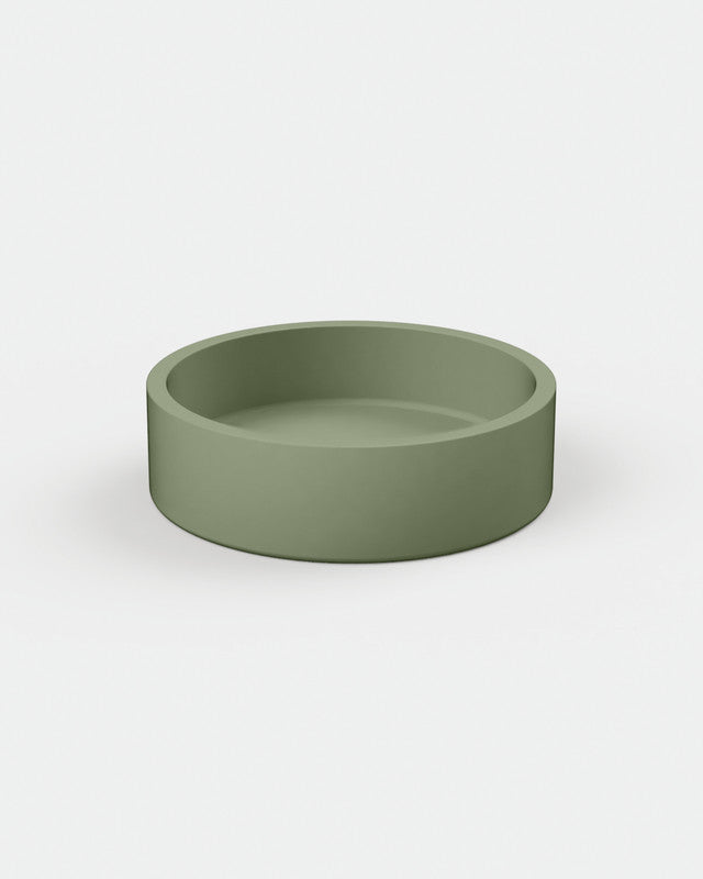 Cylinder Concrete Hoop Basin - Freestanding