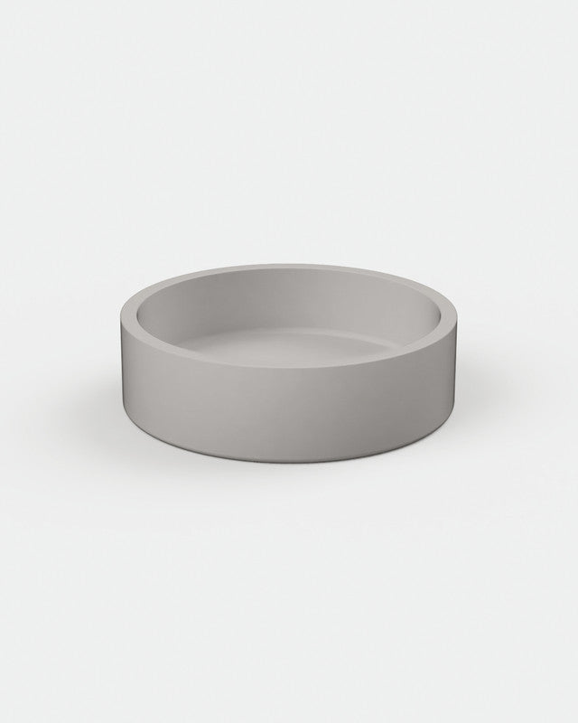Cylinder Concrete Hoop Basin - Freestanding