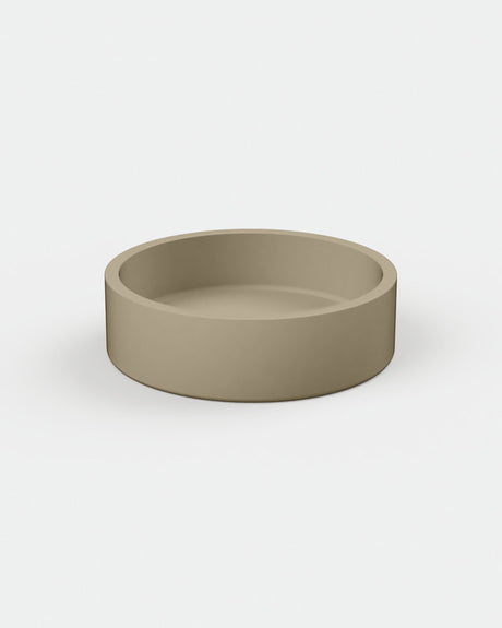 Cylinder Concrete Hoop Basin - Freestanding