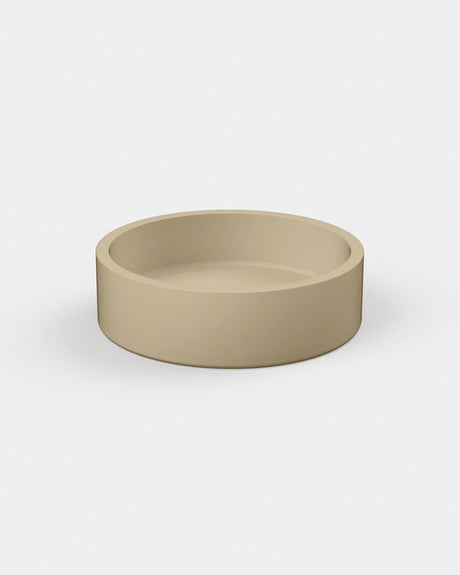 Cylinder Concrete Hoop Basin - Freestanding