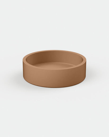 Cylinder Concrete Hoop Basin - Freestanding