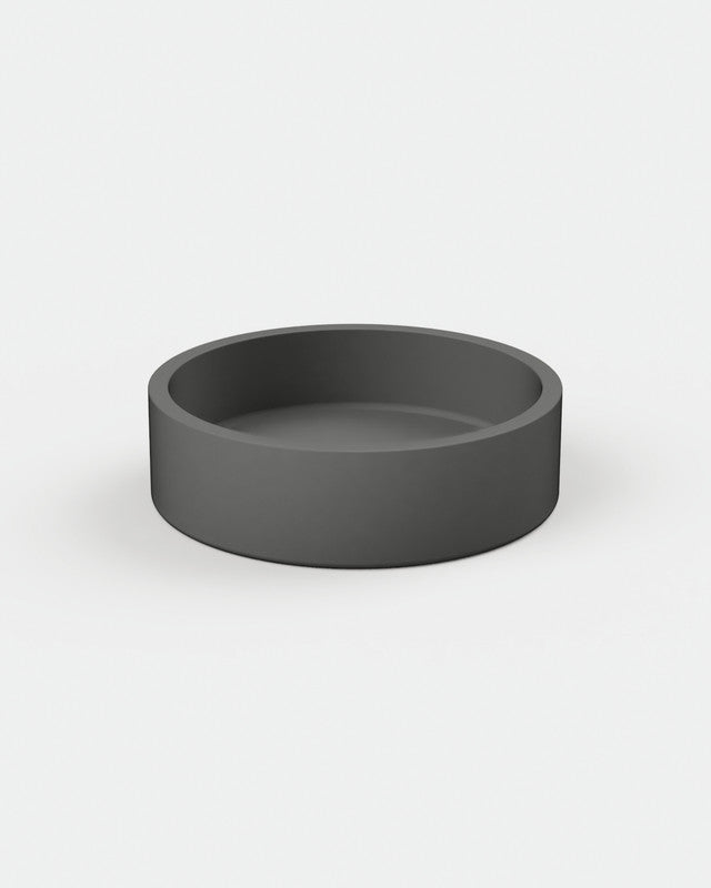 Cylinder Concrete Hoop Basin - Freestanding