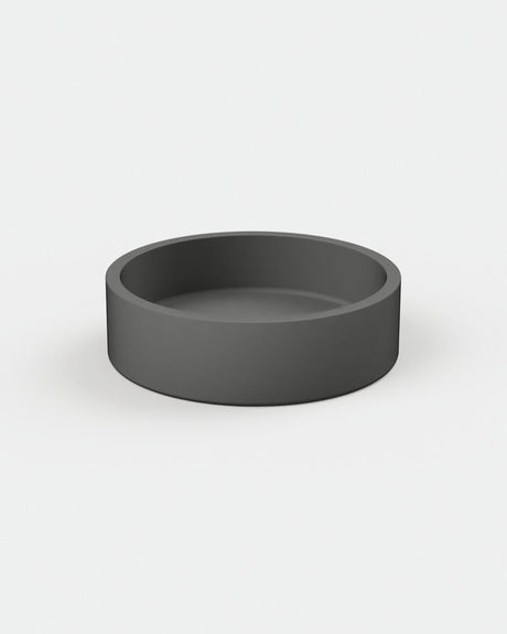 Cylinder Concrete Hoop Basin - Freestanding