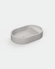 Shelf Oval Concrete Basin - Surface Mount | No Tap Hole | No Overflow