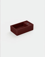 Shelf 02 Concrete Basin - Surface Mount | Tap Hole | No Overflow