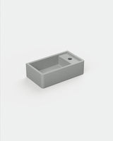 Shelf 02 Concrete Basin - Surface Mount | Tap Hole | No Overflow