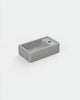 Shelf 02 Concrete Basin - Surface Mount | Tap Hole | No Overflow