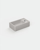 Shelf 02 Concrete Basin - Surface Mount | Tap Hole | No Overflow