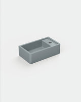 Shelf 02 Concrete Basin - Surface Mount | Tap Hole | No Overflow