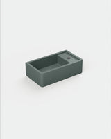 Shelf 02 Concrete Basin - Surface Mount | Tap Hole | No Overflow