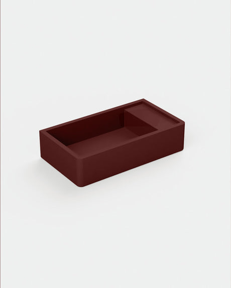 Shelf 02 Concrete Basin - Wall Mount | No Tap Hole | No Overflow