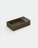 Shelf 02 Concrete Basin - Wall Mount | No Tap Hole | No Overflow