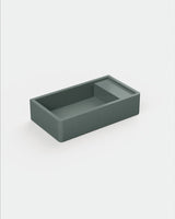 Shelf 02 Concrete Basin - Surface Mount | No Tap Hole | No Overflow