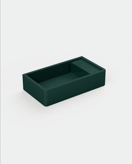 Shelf 02 Concrete Basin - Wall Mount | No Tap Hole | No Overflow