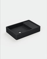 Shelf 03 Concrete Basin - Wall Mount | No Tap Hole | No Overflow