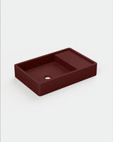 Shelf 03 Concrete Basin - Wall Mount | No Tap Hole | No Overflow