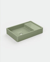 Shelf 03 Concrete Basin - Wall Mount | No Tap Hole | No Overflow