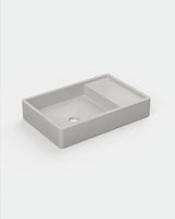 Shelf 03 Concrete Basin - Surface Mount | No Tap Hole | No Overflow