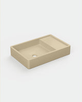 Shelf 03 Concrete Basin - Wall Mount | No Tap Hole | No Overflow