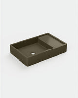 Shelf 03 Concrete Basin - Wall Mount | No Tap Hole | No Overflow