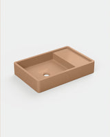 Shelf 03 Concrete Basin - Wall Mount | No Tap Hole | No Overflow