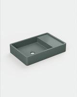 Shelf 03 Concrete Basin - Wall Mount | No Tap Hole | No Overflow