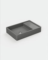 Shelf 03 Concrete Basin - Wall Mount | No Tap Hole | No Overflow