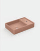 Shelf 03 Concrete Basin - Surface Mount | Tap Hole | No Overflow